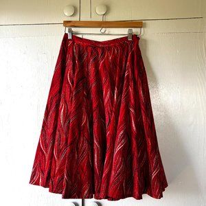 New Olivia & Grace Swing Red Skirt